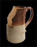 brown stoneware mug
