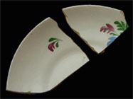 pearlware saucer