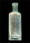 glass patent medicine bottle