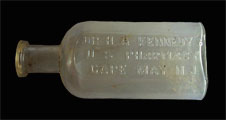 glass patent medicine bottle