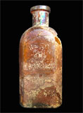 glass patent medicine bottle