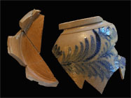 stoneware crock sherds